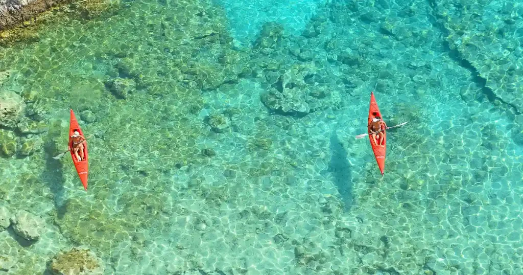 Illustrative kayaking photo for the family friendly all inclusive resorts US Virgin Islands guide